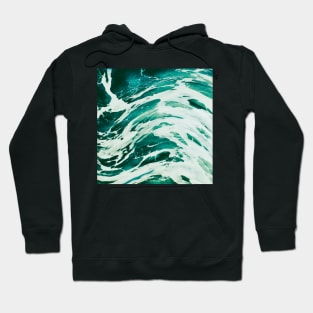 Summer Vibes Marble Waves Hoodie